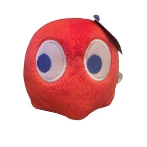 Pac-Man Bandai Namco Official Red Ghost Blinky Plush 6”